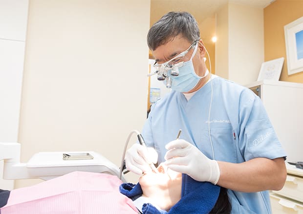 できる限り、歯を削らない。できる限り、神経を残す